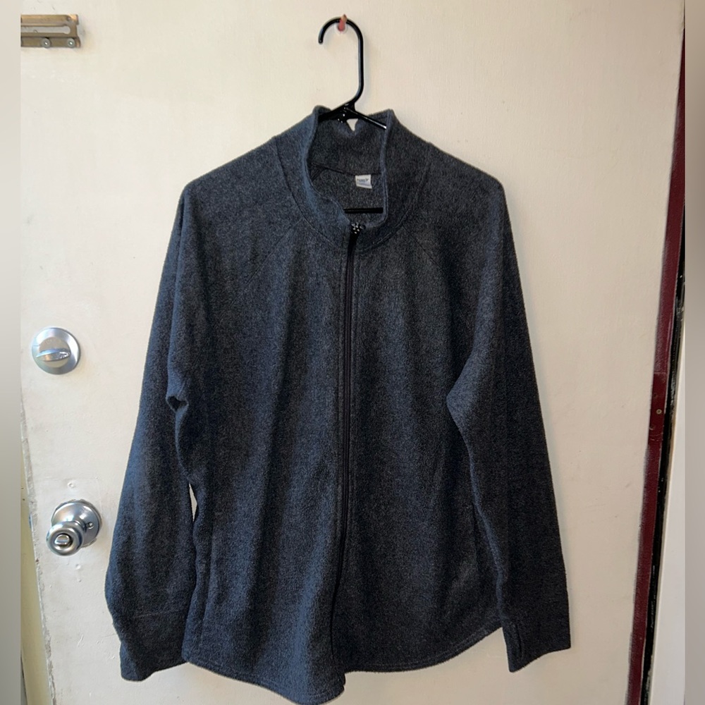 Gray Zip Up Jacket